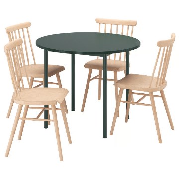 ІКЕА Стіл і 4 стільці IKEA PS 2026 / HÖGVED, 396.344.16 - Home Club