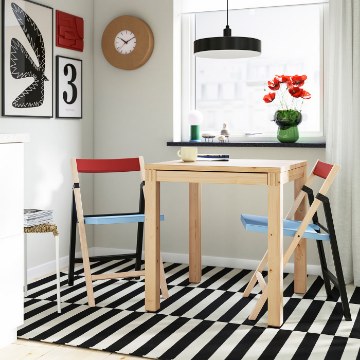 ІКЕА Стіл і 2 складні стільці IKEA PS 2026, 196.343.75 - Home Club
