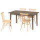 ИКЕА Стол и 4 стула SKANSNÄS / HÖGVED, 096.343.90 - Home Club