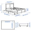 ИКЕА Рама кровати с 2 контейнерами FÅGELFJÄLLET, 696.287.77 - Home Club, изображение 9