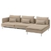 ИКЕА Раскладной диван на 4 человека SÖDERHAMN, 496.213.62 - Home Club, изображение 2