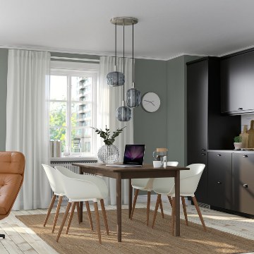 ИКЕА Стол и 4 стула SKANSNÄS / GRÖNSTA, 895.616.53 - Home Club