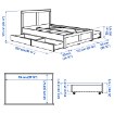 ИКЕА Рама кровати с 4 контейнерами FÅGELFJÄLLET, 696.287.82 - Home Club, изображение 9