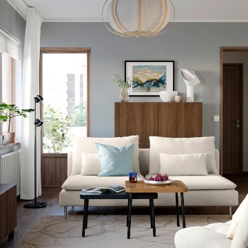 ИКЕА Трехмесная секция SÖDERHAMN, 393.054.15 - Home Club