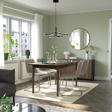 ІКЕА Стіл і 4 стільці SKANSNÄS / LUSTEBO, 595.616.21 - Home Club