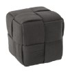 Chomik Плетеный пуф-кубик 34 x 34 x 34 см, тёмно-серый, PHO6038 - Home Club, изображение 3