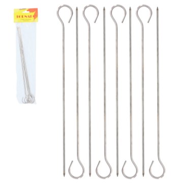 Garden Line Набор из 8 нержавеющих шпажек для шашлыков, 28 см, WUI8955 - Home Club