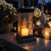 Chomik Світловий Ліхтар Led 14 x 14 x 28 См З Образом Марії, DED9299 - Home Club, зображення 2