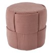 Chomik Круглая Плетёная Подушка 38 x 38 x 38 См, Розовая, PHO6069 - Home Club, изображение 2