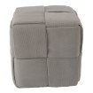 Chomik Плетеный пуф-кубик 43 x 43 x 43 см, светло-серый, PHO6045 - Home Club, изображение 2