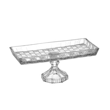 BackHome Living Прямокутна скляна тарілка 28 x 14 x 10 см, SIP4829 - Home Club