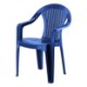 Garden Line Садове Крісло 56 x 42 x 78 См, Синє, CT010-R/N - Home Club