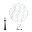 Chomik Защитная Сетка От Птиц 8x8 м (18 г/м²) + 6 Пластиковых Штифтов, JAW2507 - Home Club, изображение 2