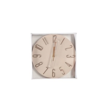 Chomik Круглий настінний годинник 25 × 25 × 3,7 см без рами, ZEG6976 - Home Club