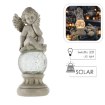 Chomik Фигурка Ангела На Шаре С Led-Подсветкой И Эффектом Разбитого Стекла, 14 x 14 x 37 См, DED1741 - Home Club
