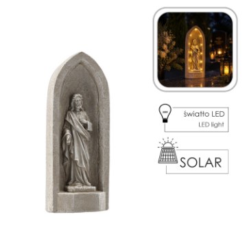 Chomik Фигура Иисуса В Нише С Подсветкой Led, 12 x 9 x 30 См, DED1611 - Home Club