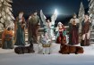 Chomik Набор рождественских фигурок, 11 шт., высота 150 см, из смолы, RAI2037 - Home Club