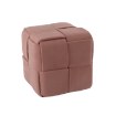 Chomik Плетеный пуф-кубик 39 x 39 x 39 см, розовый, PHO6052 - Home Club, изображение 5