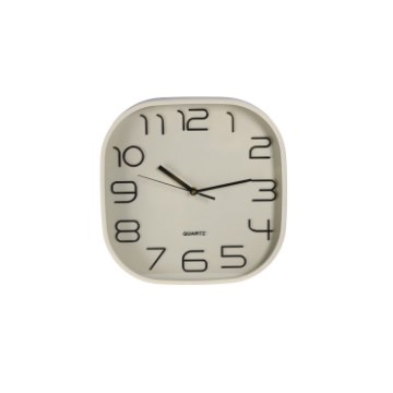 Chomik Квадратный Настенный Часы 30,3 x 30,3 x 4,3 См, ZEG6478 - Home Club