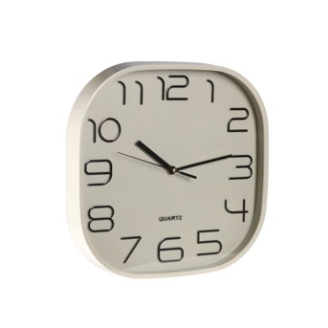 Chomik Квадратный Настенный Часы 30,3 x 30,3 x 4,3 См, ZEG6478 - Home Club
