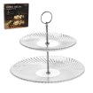 BackHome Living Двухъярусная стеклянная ваза, DUC5604 - Home Club, изображение 4