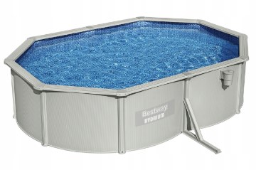 Bestway Панельний Басейн 4,57 × 1,22 М (Басейн, Пісковий Фільтр, Скімер, Драбинка, Підлога, Кришка, Дозатор), BES56384 - Home Club
