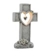 Chomik Фигура «Крест С Сердцем» С Подсветкой Led, 18 x 10,5 x 30,5 см, DED1642 - Home Club, изображение 6