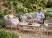 Garden Line Комплект алюмінієвих меблів «Valletta» (диван + 2 крісла + журнальний столик) бежевий + сірі подушки, ALM8147 - Home Club, зображення 17