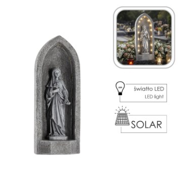 Chomik Фигура Богородицы В Нише С Подсветкой, 12 x 9 x 30 См, DED1628 - Home Club