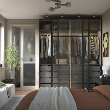 ИКЕА Шкаф с раздвижными дверями PAX ПАКС / LUNDBRÄSMA, 896.179.14 - Home Club