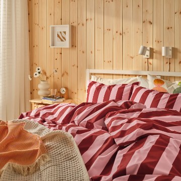 ИКЕА Пододеяльник и 2 наволочки SLÅNHÖSTMAL, 806.328.53 - Home Club