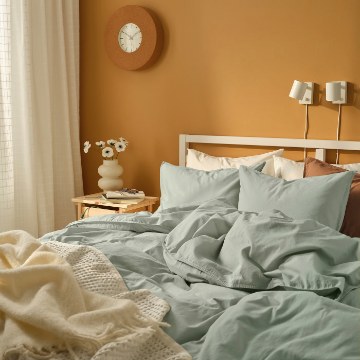 ИКЕА Пододеяльник и 2 наволочки ÄNGSLILJA ЭНГСЛИЛЬЯ, 806.324.38 - Home Club