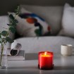 ІКЕА Ароматична свічка в банці з кришкою DVÄRGHÖK, 706.059.30 - Home Club, зображення 3
