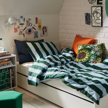 ИКЕА Пододеяльник и 2 наволочки SLÅNHÖSTMAL, 106.328.99 - Home Club