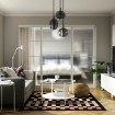 ИКЕА Комбинация раздвижных дверей SKYTTA / LUNDBRÄSMA, 396.182.18 - Home Club, изображение 3