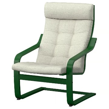 ІКЕА Крісло POÄNG ПОЕНГ, 396.250.25 - Home Club