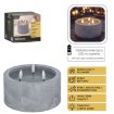 Chomik Свічка Led З Трьома Полум'ями, 15,5 x 10 См, Ефект Бетону, LED9985 - Home Club, зображення 4