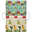 BackHome Living Двусторонний обучающий коврик 150x200x1 см, складной, с изображением автомобилей и самолетов + сумка, KID4305 - Home Club