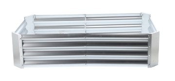 Garden Line Грядка для овощей и цветов 120 × 60 × 30 см, прямоугольная, оцинкованная, ZAK8335 - Home Club
