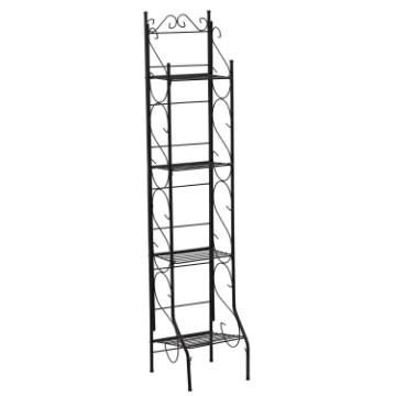 Garden Line Цветочный стеллаж с 4 полками, 30 x 29 x 148 см, PERG-N9581 - Home Club