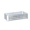 Garden Line Грядка для овощей и цветов 180 × 90 × 30 см, прямоугольная, оцинкованная, ZAK8298 - Home Club, изображение 2