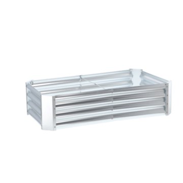 Garden Line Грядка для овощей и цветов 180 × 90 × 30 см, прямоугольная, оцинкованная, ZAK8298 - Home Club