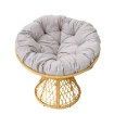 Garden Line Вращающееся кресло «Rotiva» (ротанг — коричневый, подушка — бежевая), FAT6952 - Home Club