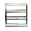 Chomik 4-Ярусный Стеллаж 60 x 30 x 63,5 См, LOF1203 - Home Club, изображение 2