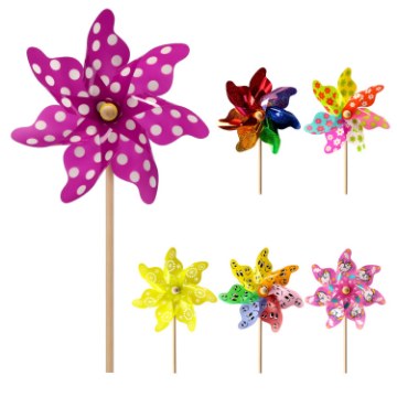 Garden Line Ветряная Мельница 22 x 55 См, Набор Из 6 Рисунков, AKI0377 - Home Club