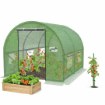 Garden Line Двухсекционный садовый туннель из полиэтилена, зеленый, 2 x 2 x 2 м, TUN5545 - Home Club