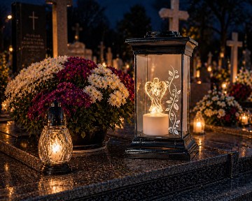 Chomik Солярний Ліхтар 14 × 14 × 28 См З Led-Ангелом, DED9237 - Home Club