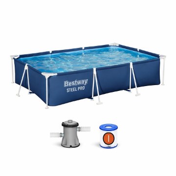 Bestway Бассейн На Опорах 300 x 201 x 66 См (Бассейн, Фильтрующий Насос), BES56411 - Home Club
