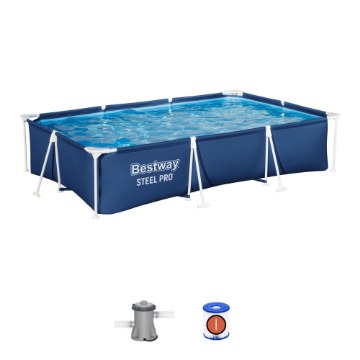 Bestway Басейн На Опорі 300 x 201 x 66 См (Басейн, Фільтрувальна Помпа), BES56411 - Home Club