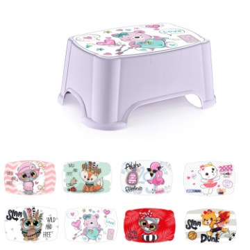Hobby Life Маленький табурет с рисунком, высота 15,7 см, HOB081399 - Home Club